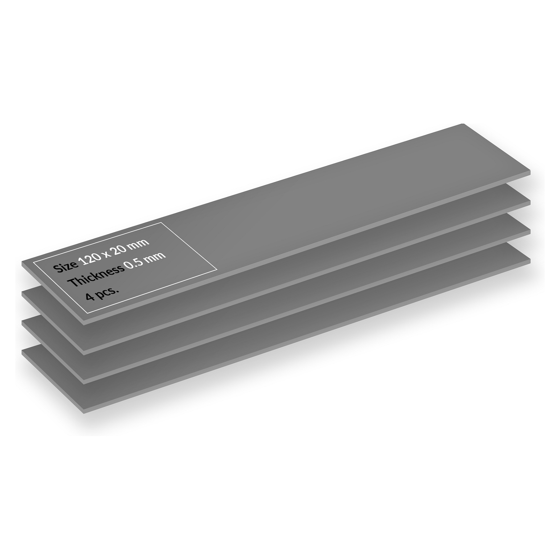K Arctic Thermal Pad - ATP-4, -40-200 °C, 100/100/0,5mm 4pcs