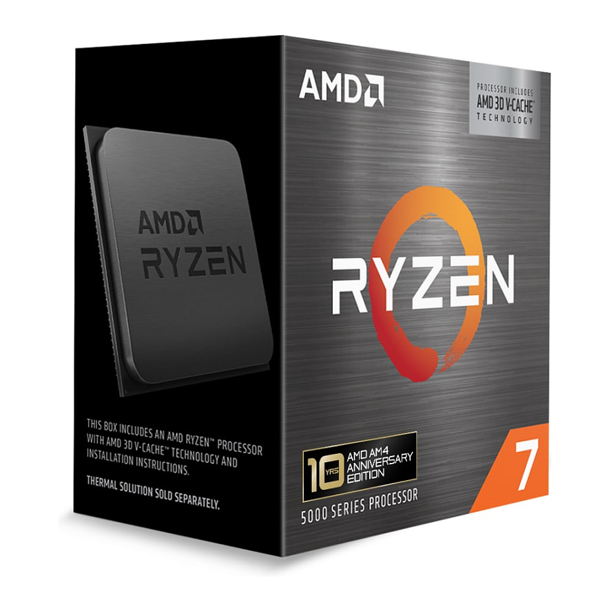 AMD AM4 Ryzen 7 5800X3D 10th Anniversary Edition 8xCore 16xThreads 4,5GHz 100MB 105W