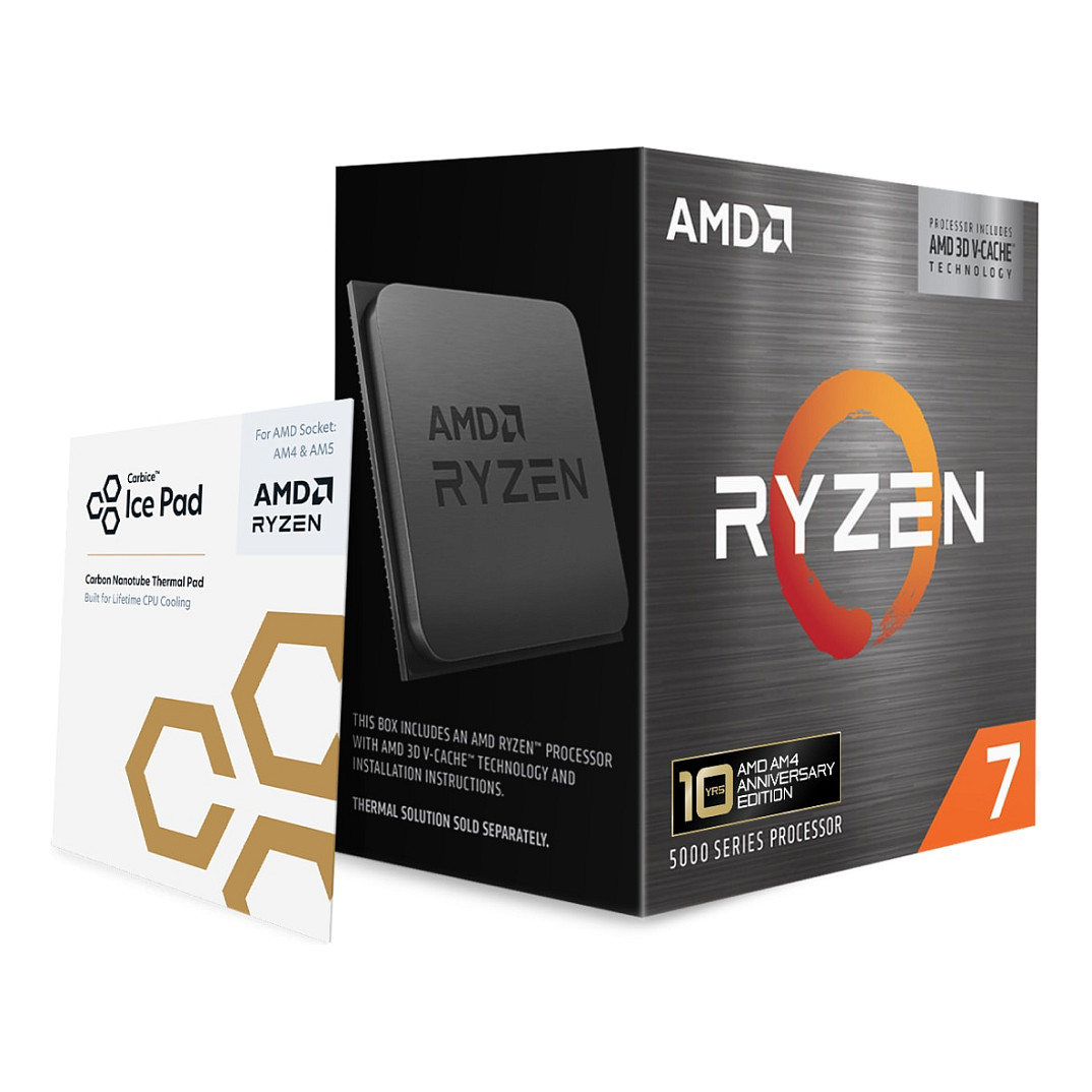 AMD AM4 Ryzen 7 5800X3D 10th Anniversary Edition 8xCore 16xThreads 4,5GHz 100MB 105W