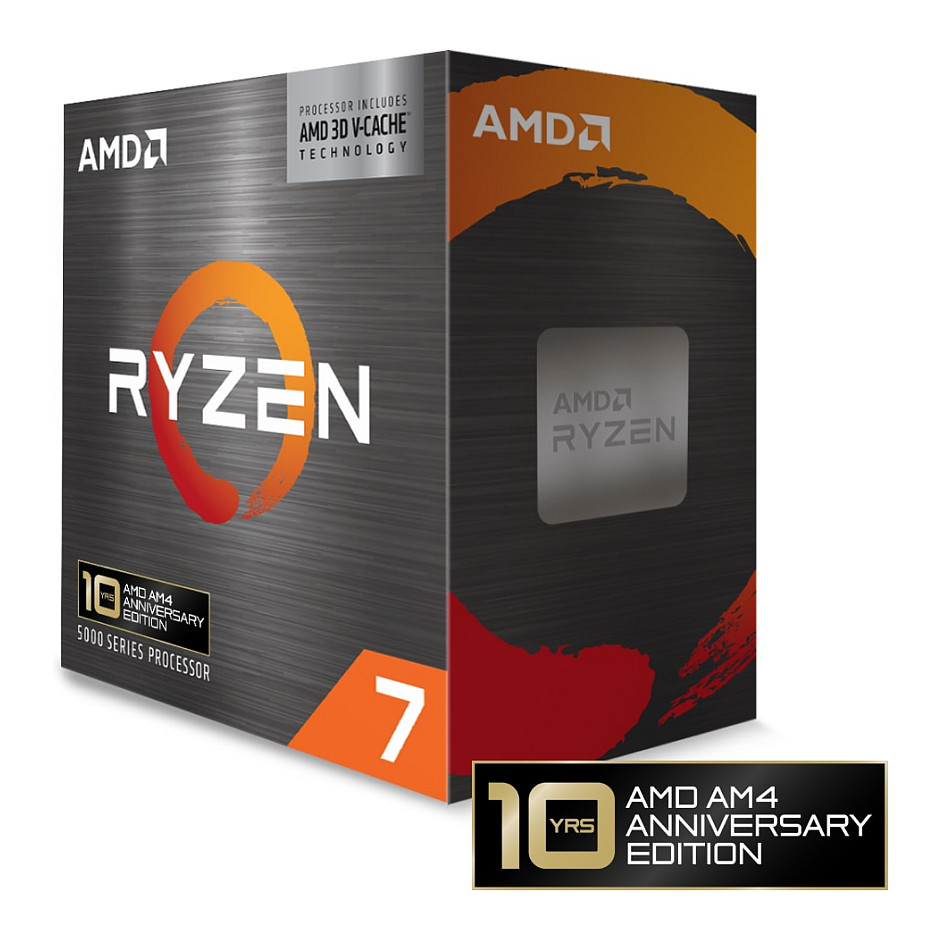 AMD AM4 Ryzen 7 5800X3D 10th Anniversary Edition 8xCore 16xThreads 4,5GHz 100MB 105W