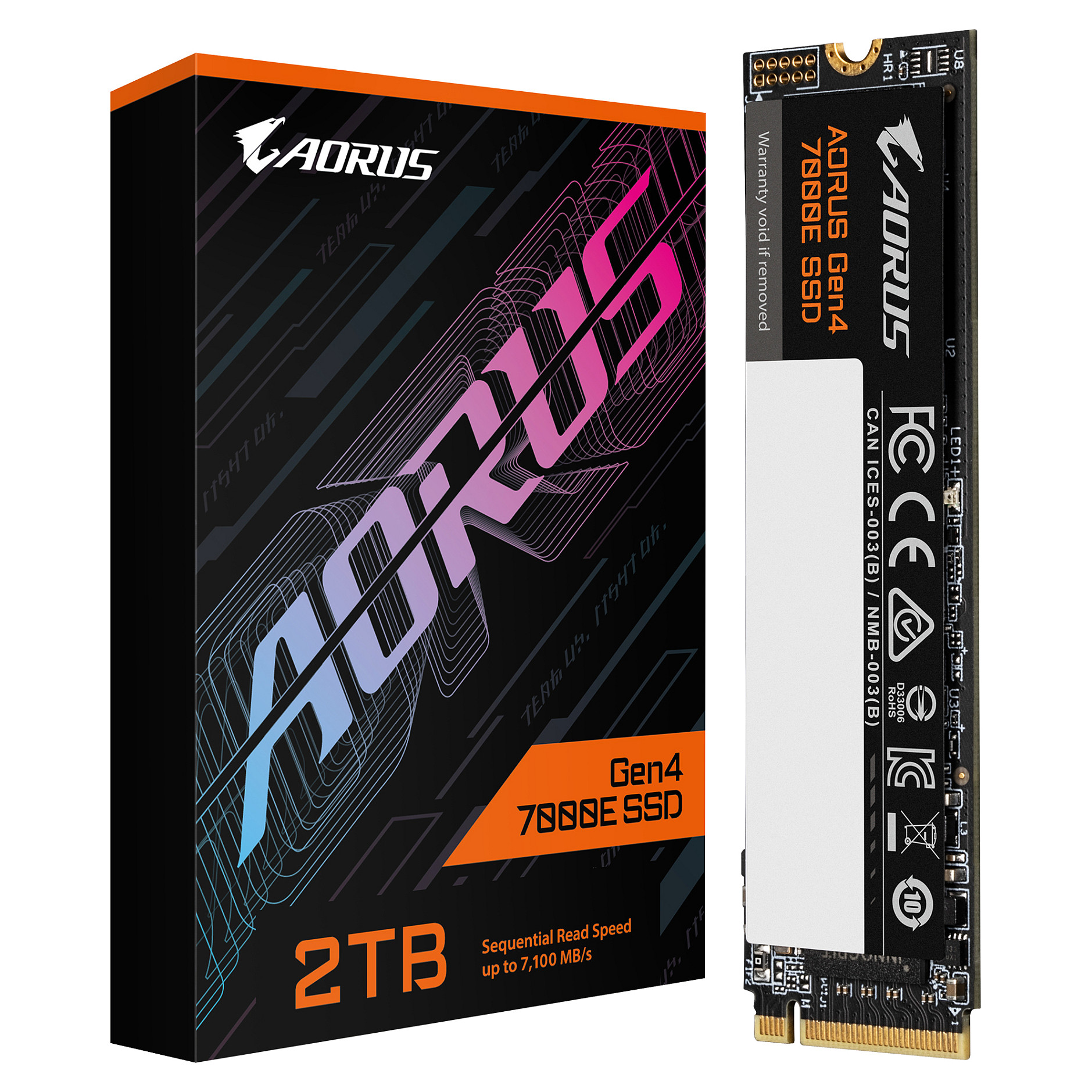 M.2 2TB Gigabyte AORUS GEN4 7000E PCI-E NVMe