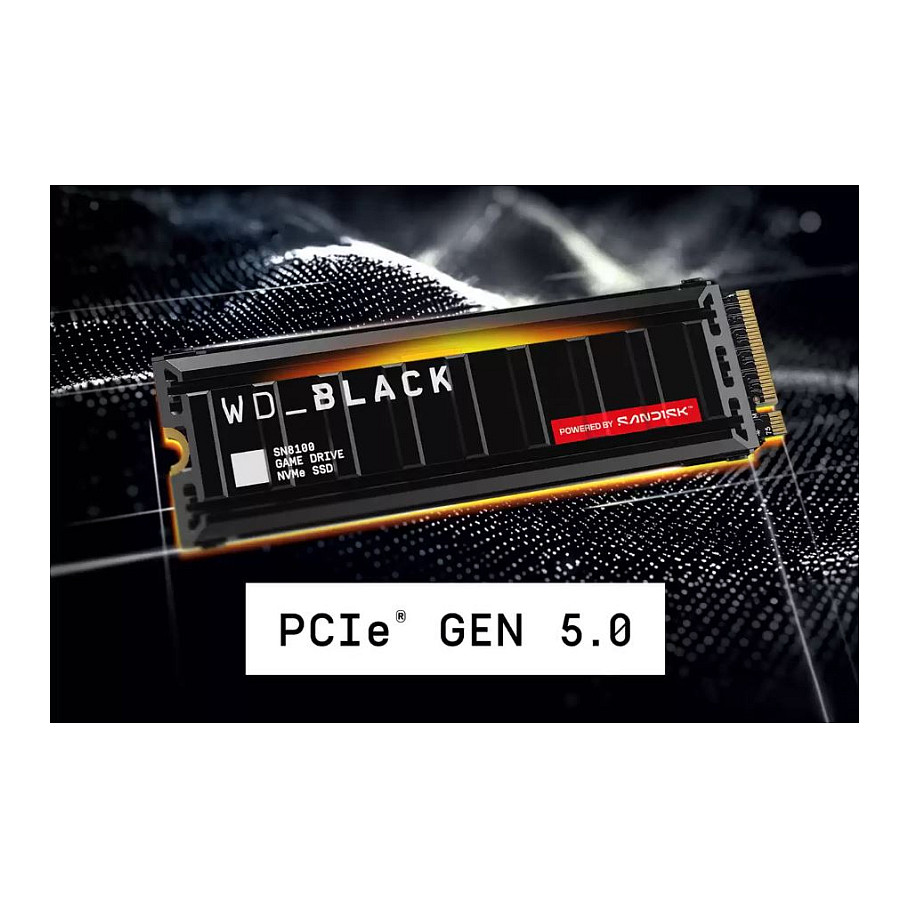 M.2 8TB WD Black SN8100 NVMe - With Heatsink