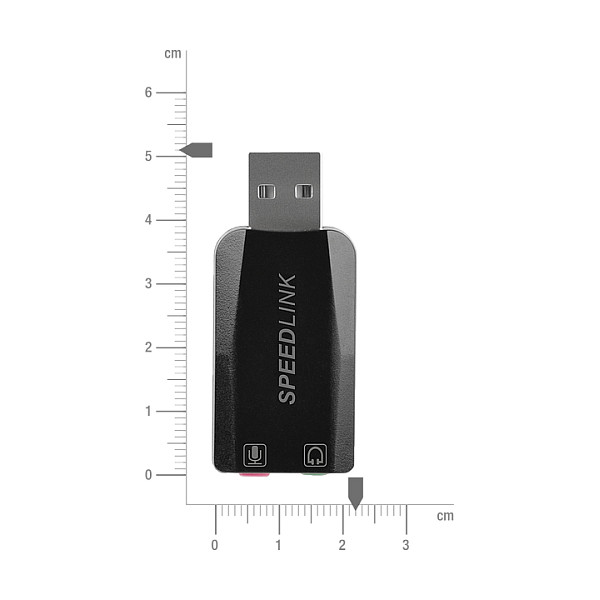 Speedlink VIGO USB Soundkarte, schwarz