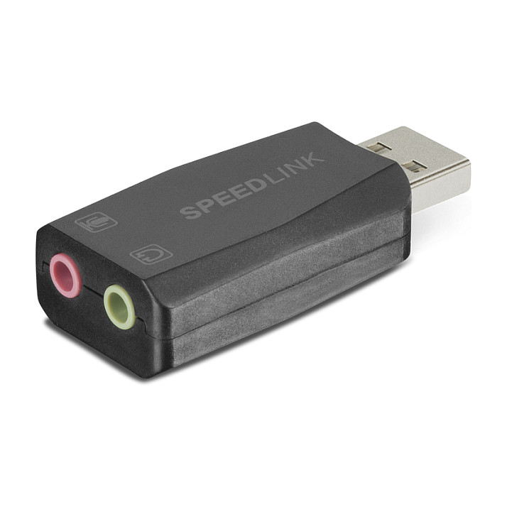 Speedlink VIGO USB Soundkarte, schwarz
