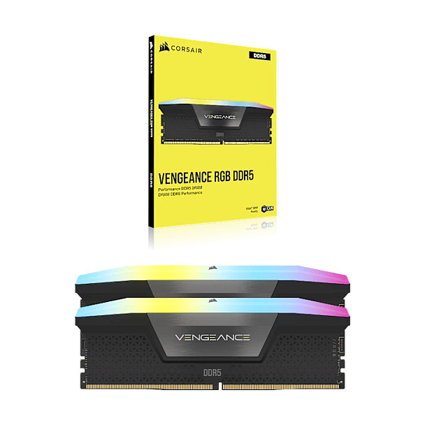 64GB Corsair DIMM 6000 (2x 32 GB) Dual-Kit (schwarz, CMH64GX5M2D6000C40, INTEL XMP)