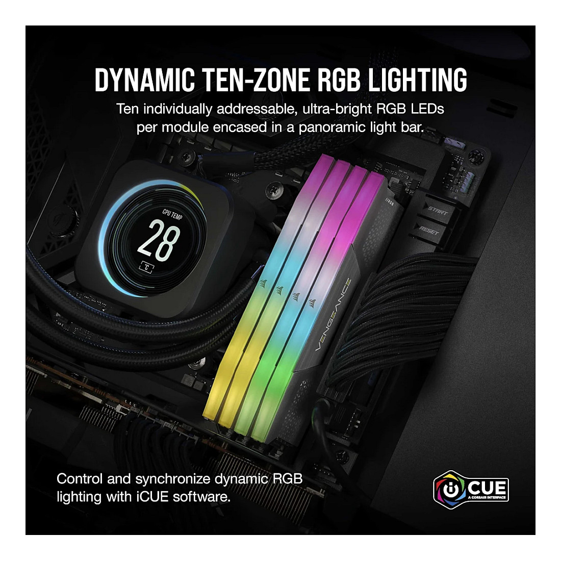 64GB PC 5600 CL40 CORSAIR KIT (2x32GB) VENGEANCE RGB retail