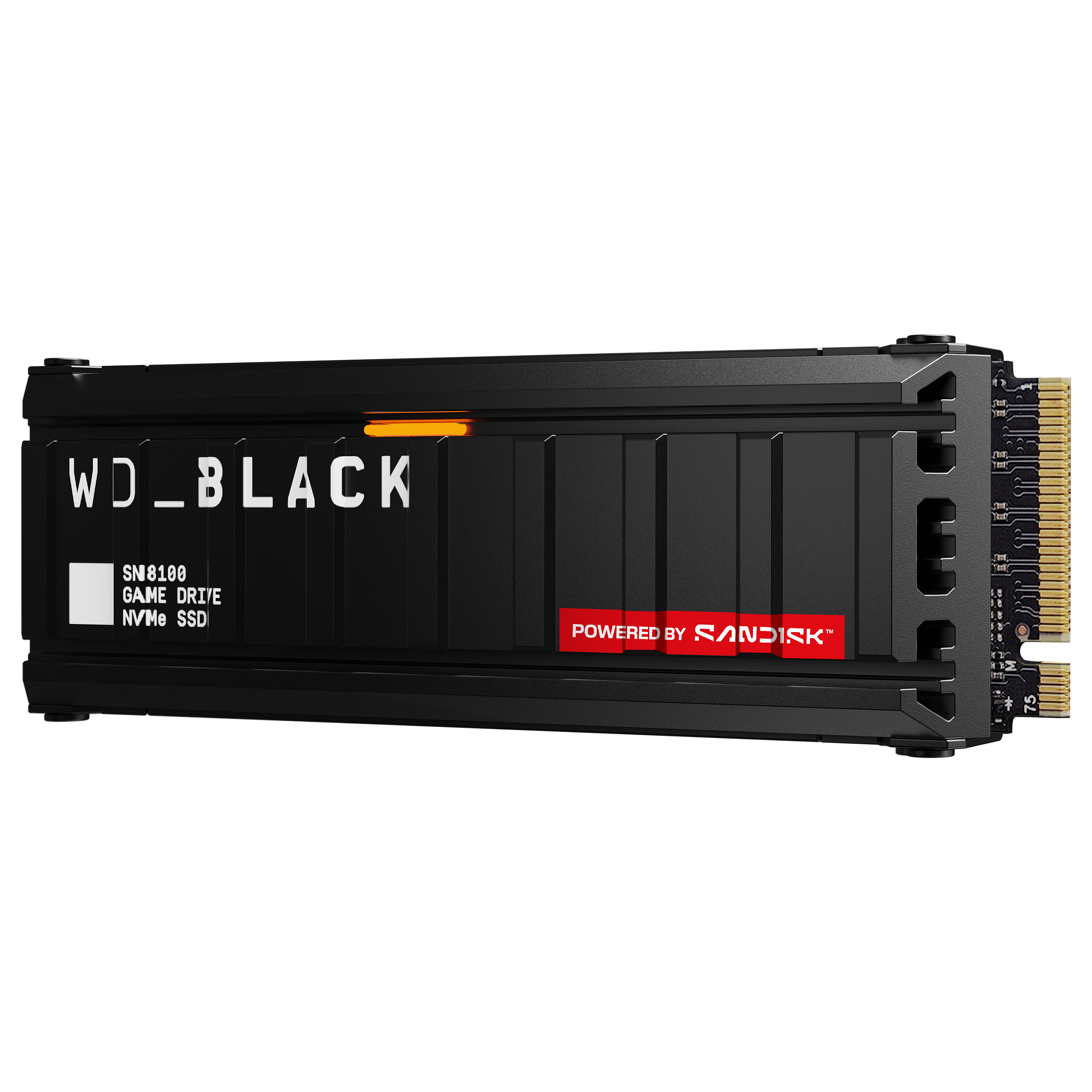 M.2 4TB WD Black SN8100 NVMe 2280 W/Heatsink POWERED BY SANDISK