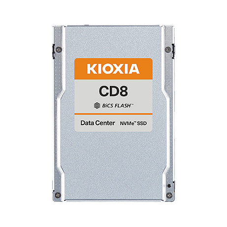 2,5" 1,6TB KIOXIA CD8-V SSD KCD8XVUG1T60 3 DWPD Mixed Use 2,5" 63,5mm U.2 PCIe 4.0 (NVMe) SSD SIE