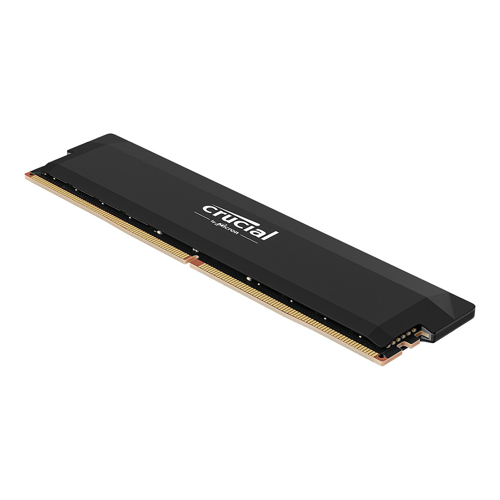 16GB Crucial Pro - Overclocking Edition Modul- DIMM 288-PIN - 6400 MHz / PC5-51200 - CL38 - 1.35 V - ungepuffert - non-ECC - Schwarz