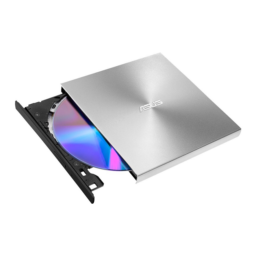 ASUS ZenDrive U9M, Silber [externer DVD-Brenner, USB-Typ-C-Unterstützung]