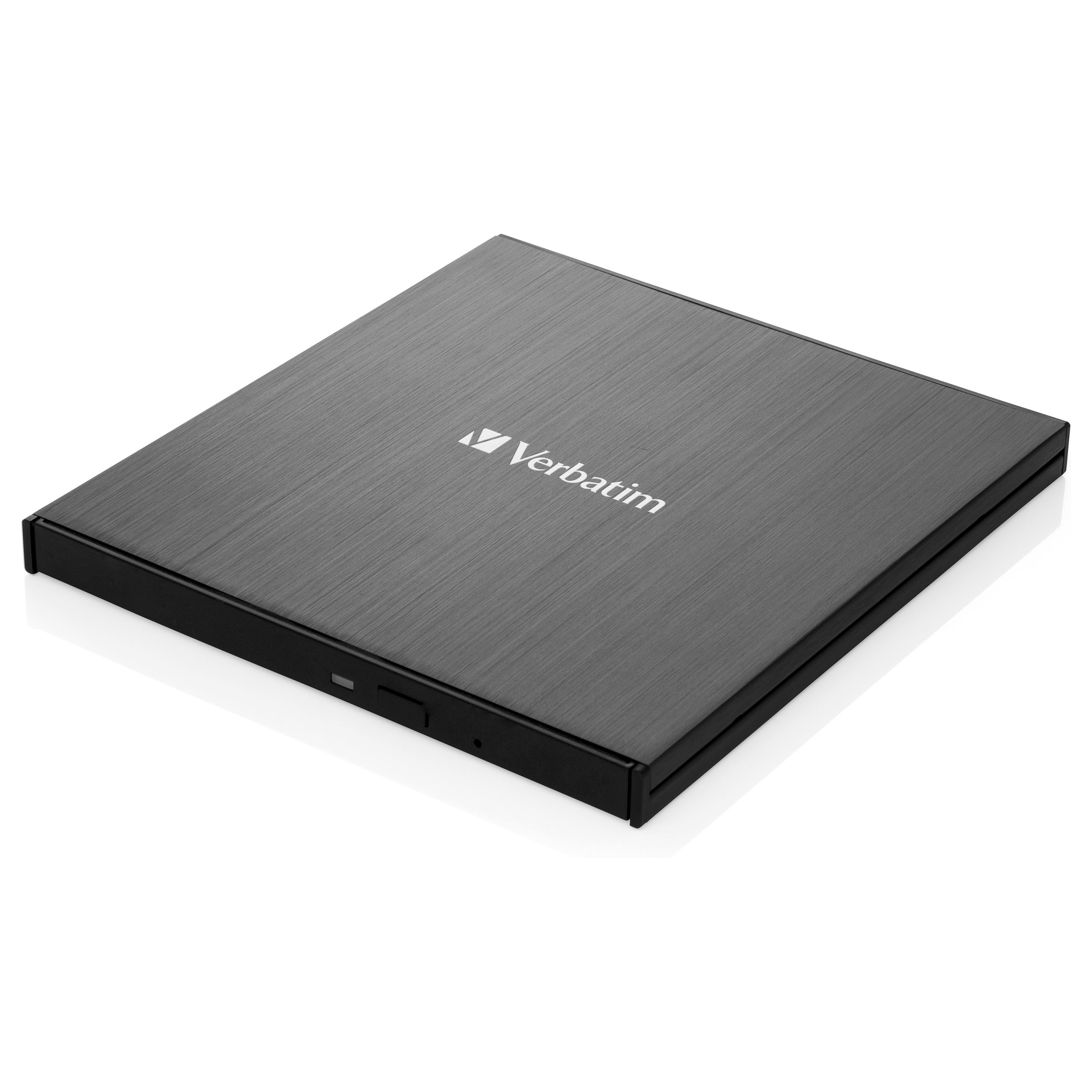 Verbatim Externer Slimline CD/DVD-Brenner mit USB-C-Anschluss