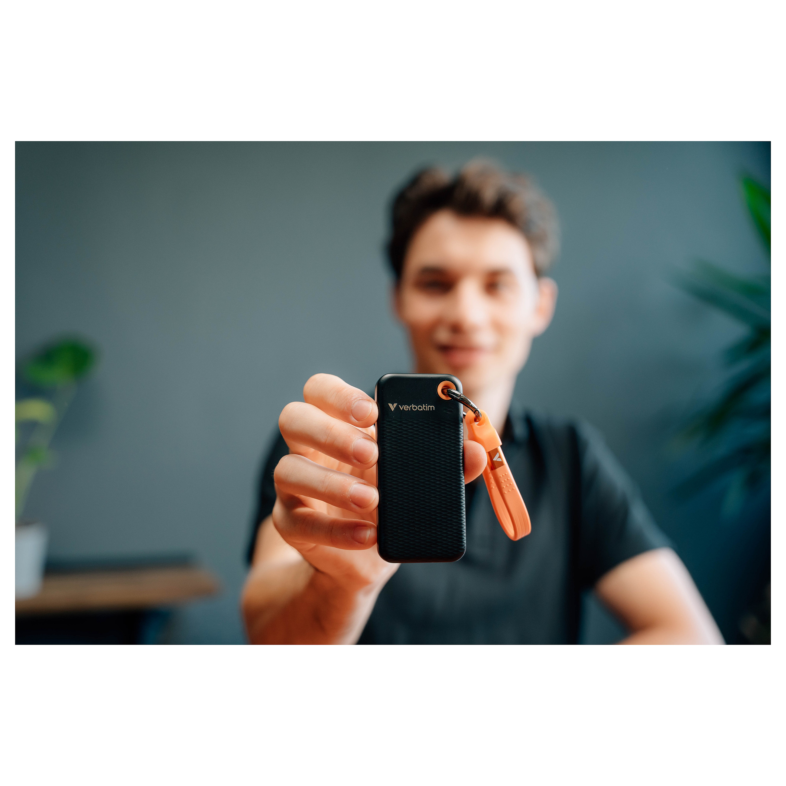 1TB Verbatim Pocket USB 3.2 Typ-C schwarz-orange