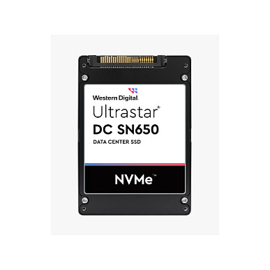 2.5" 15.36TB WD ULTRASTAR SN650 (PCIe 4.0/NVMe)(Di)