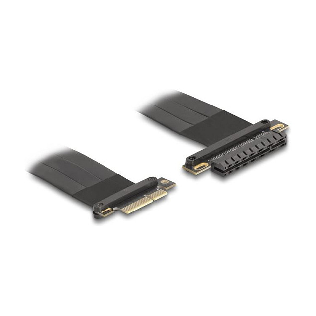 Delock Riser Karte PCI Express 3.0 x4 Stecker zu x8 Slot mit Kabel 30 cm