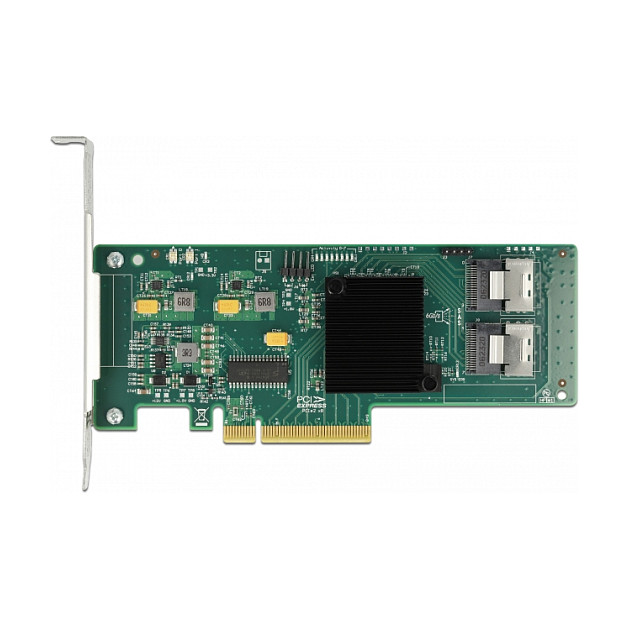 Delock 8 Port SATA PCI Express x8 Karte mit Anschlusskabel