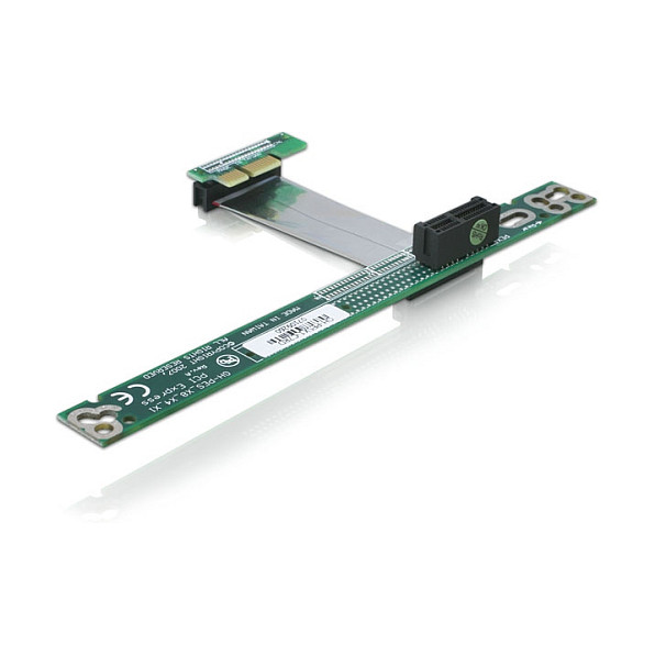 Delock Riser Karte PCI Express x1 > x1 mit flexiblem Kabel 7 cm