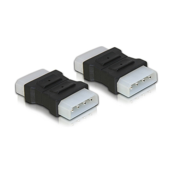 Delock Adapter 4 Pin Molex Stecker zu Stecker