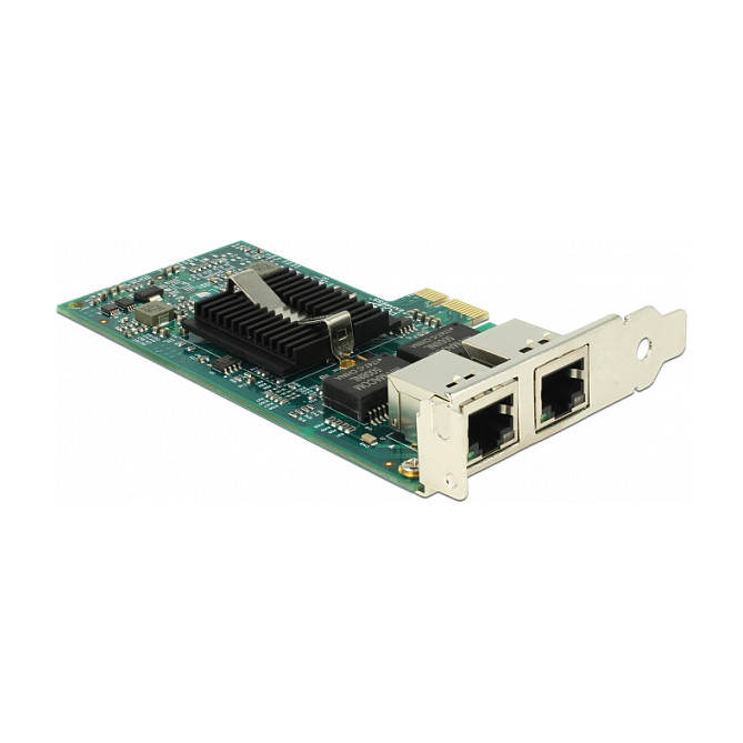 Delock PCI Express x1 Netzwerkkarte Gigabit LAN 2 x RJ45 i82576