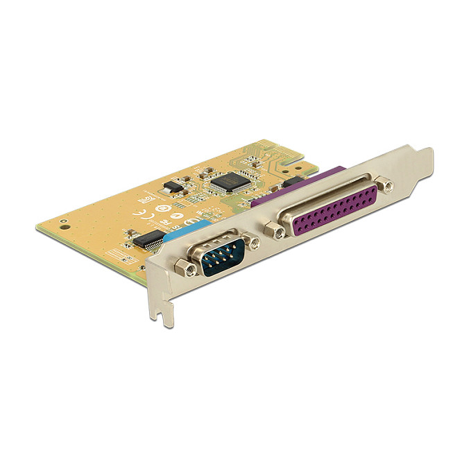 Delock PCI Express x1 Karte zu 1 x Seriell + 1 x Parallel