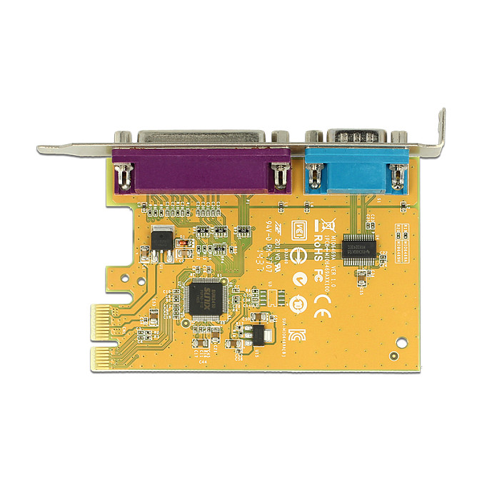 Delock PCI Express x1 Karte zu 1 x Seriell + 1 x Parallel