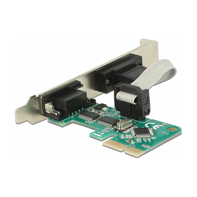 Delock PCI Express x1 Karte zu 2 x Seriell RS-232