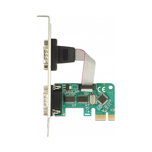 Delock PCI Express x1 Karte zu 2 x Seriell RS-232