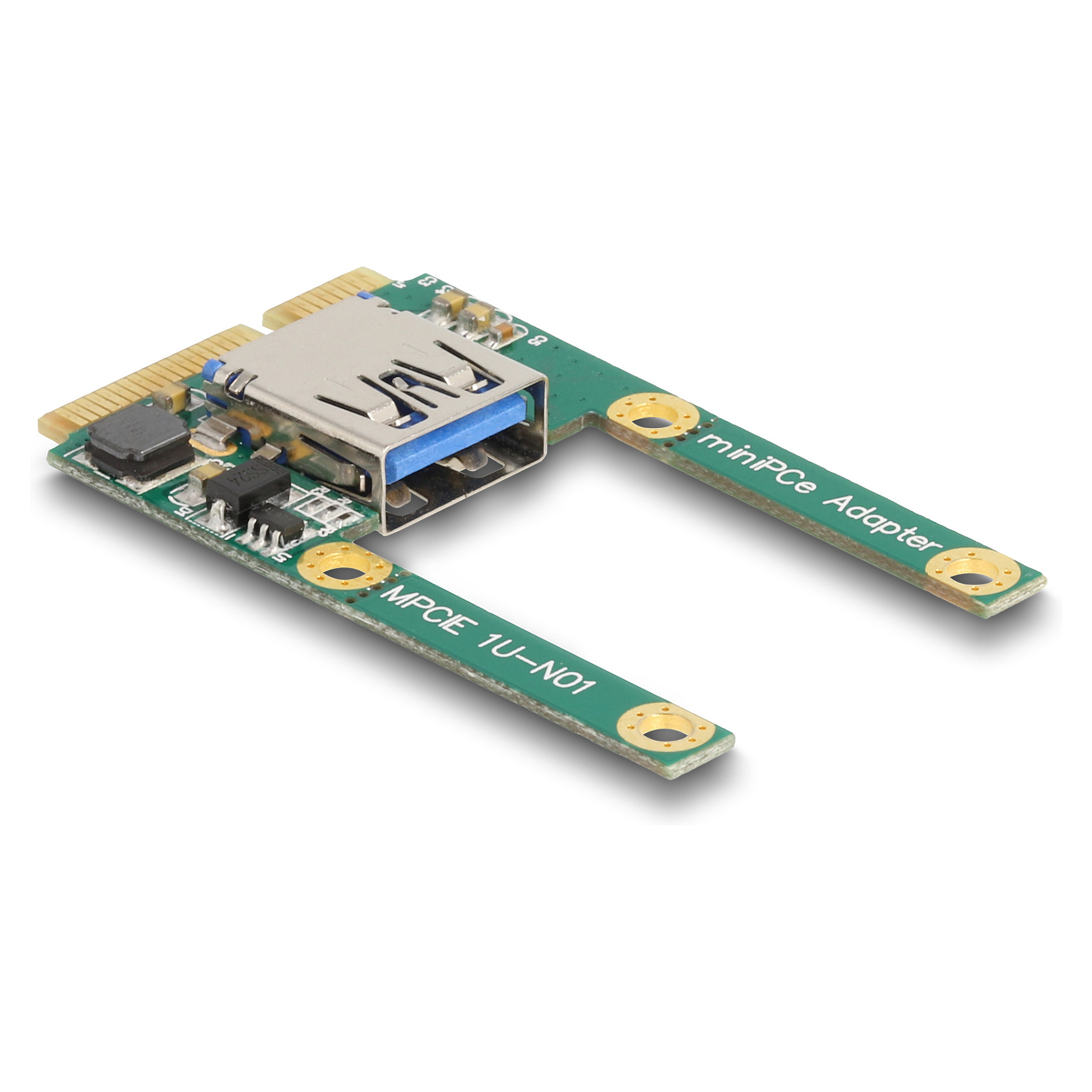 Mini PCIe I/O 1 x USB 2.0 Typ-A Buchse full size / half size