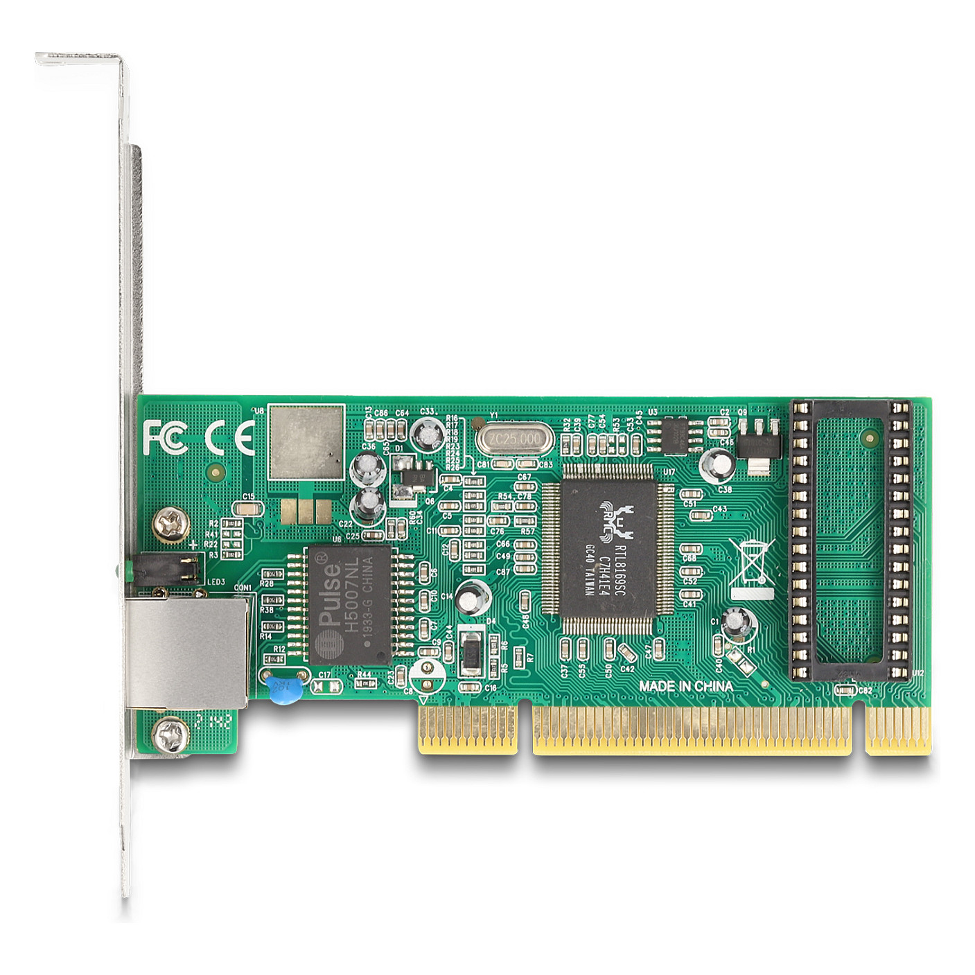 PCI Netzwerkkarte Gigabit LAN 1 x RJ45 RTL8169