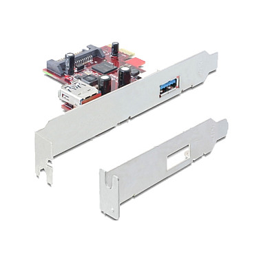 PCI Express x1 Karte zu 1 x extern + 1 x intern SuperSpeed USB 5 Gbps