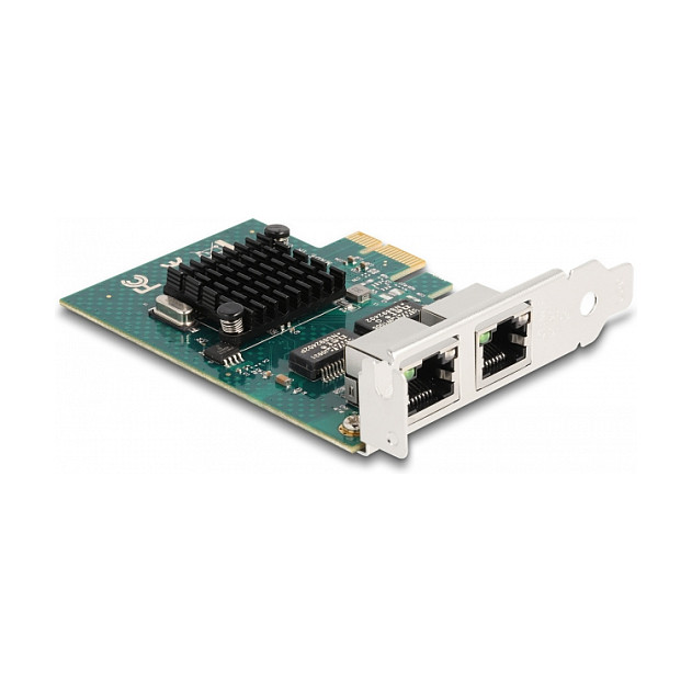 PCI Express x1 Netzwerkkarte Gigabit LAN 2 x RJ45 BCM