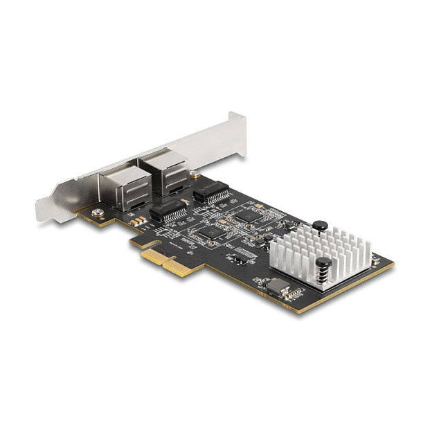PCI Express x2 Netzwerkkarte 5 Gigabit LAN 2 x RJ45 RTL8126