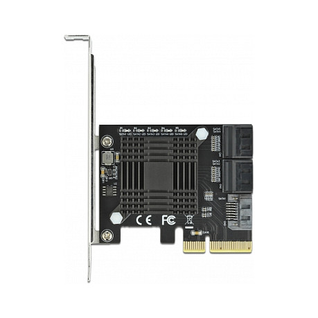 5 Port SATA PCI Express x4 Karte - Low Profile Formfaktor