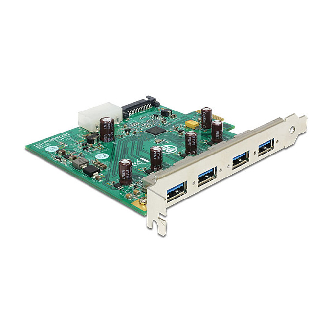 USB 3.0 PCI Express x1 Karte zu 4 x extern Typ-A