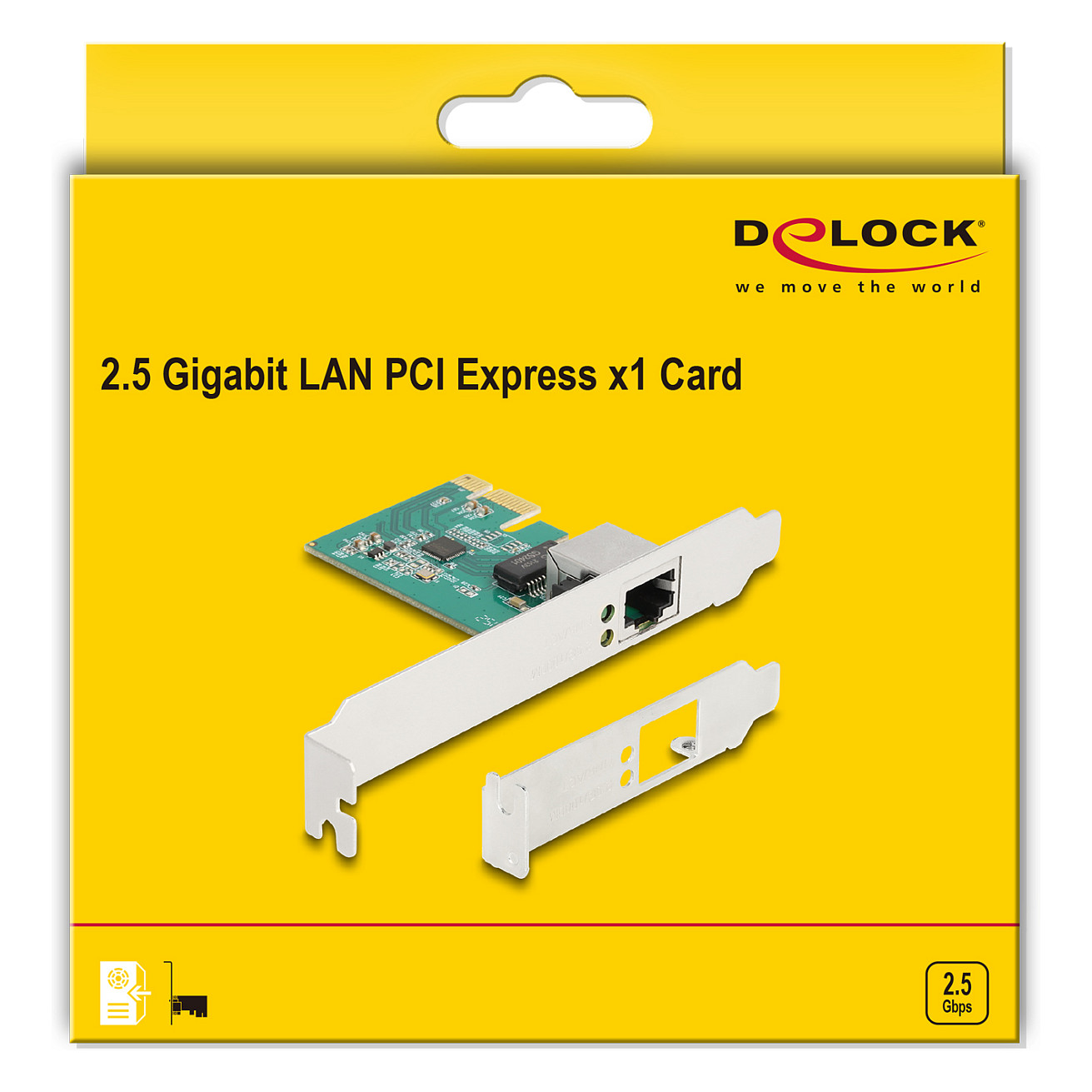 PCI Express x1 Netzwerkkarte 2,5 Gigabit LAN 1 x RJ45 RTL8125