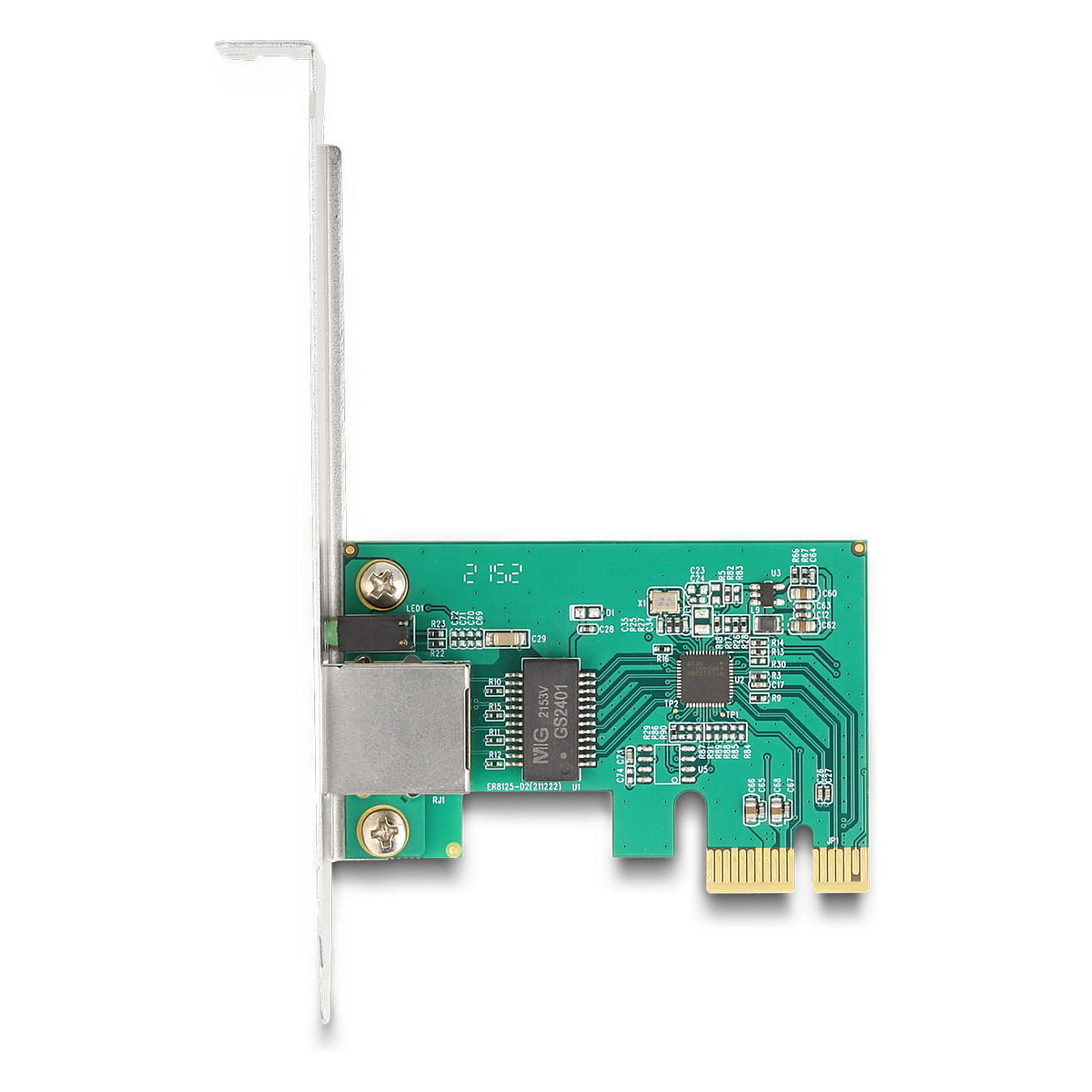 PCI Express x1 Netzwerkkarte 2,5 Gigabit LAN 1 x RJ45 RTL8125
