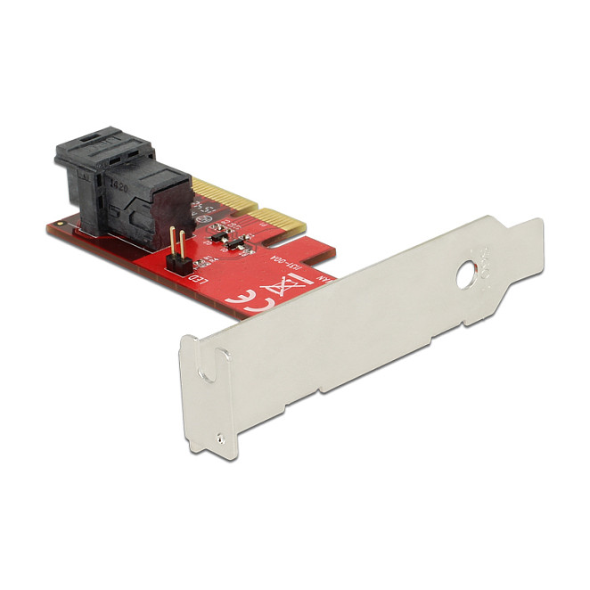 PCI Express x4 Karte > 1 x intern SFF-8643 NVMe - Low Profile Formfaktor