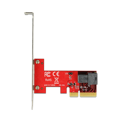 PCI Express x4 Karte > 1 x intern SFF-8643 NVMe - Low Profile Formfaktor
