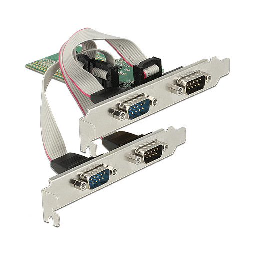 PCI Express x1 Karte zu 4 x Seriell RS-232