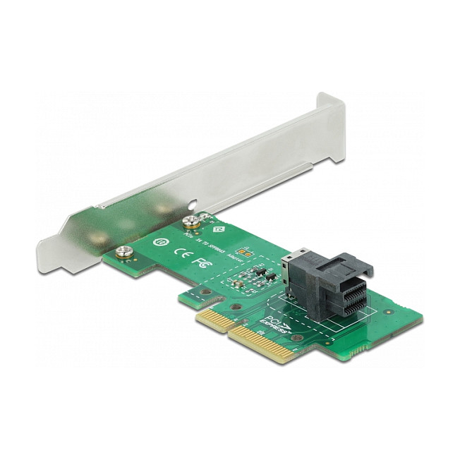 PCI Express x4 Karte zu 1 x intern SFF-8643 NVMe - Low Profile Formfaktor