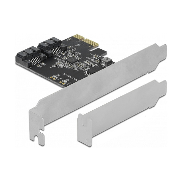 2 Port SATA PCI Express x1 Karte - Low Profile Formfaktor