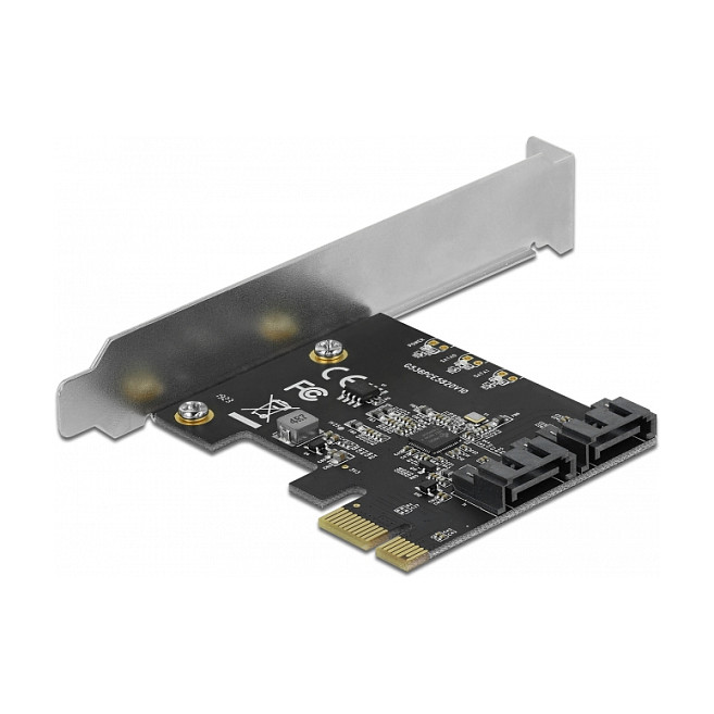 2 Port SATA PCI Express x1 Karte - Low Profile Formfaktor