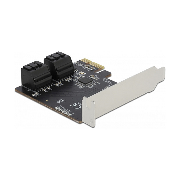 4 Port SATA PCI Express x1 Karte - Low Profile Formfaktor