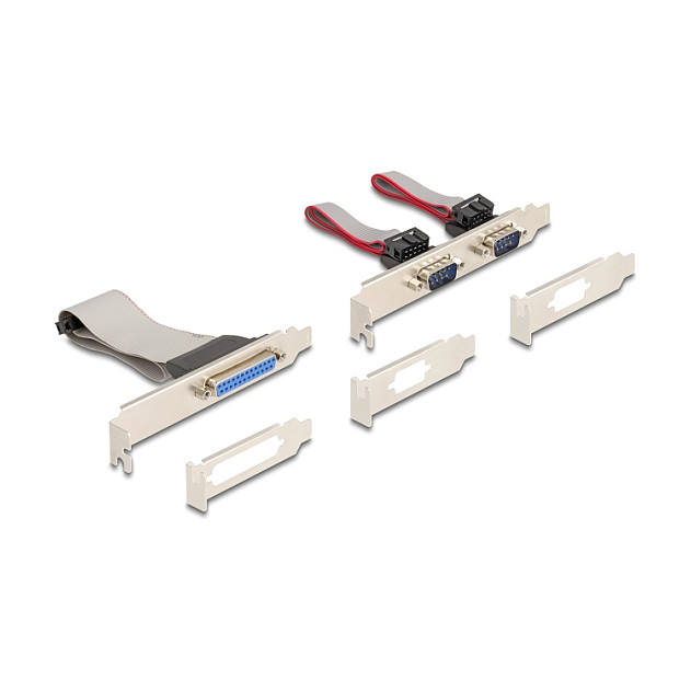 Mini PCIe I/O PCIe full size 1 x Parallel, 2 x Seriell RS-232 mit Spannungsversorgung 5 V / 12 V