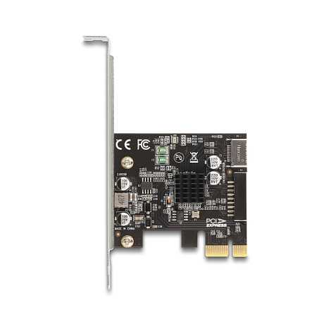 PCI Express x1 Karte zu 1 x intern USB 5 Gbps Typ-E Key A und 1 x 19 Pin Pfostenstecker - Low Profile Formfaktor
