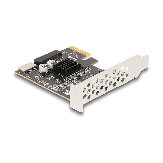 PCI Express x1 Karte zu 1 x intern USB 5 Gbps Typ-E Key A und 1 x 19 Pin Pfostenstecker - Low Profile Formfaktor