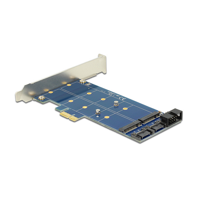 PCI Express x1 Karte > 2 x intern M.2 NGFF