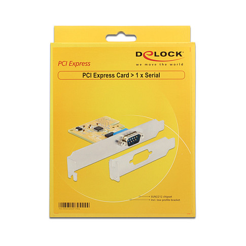 PCI Express x1 Karte zu 1 x Seriell