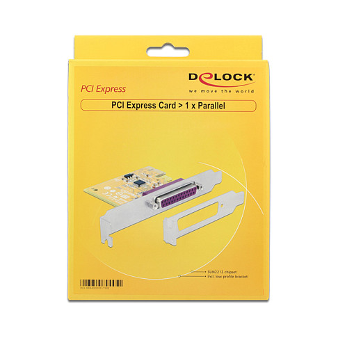 PCI Express Karte zu 1 x Parallel