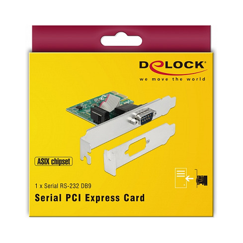 PCI Express x1 Karte zu 1 x Seriell RS-232