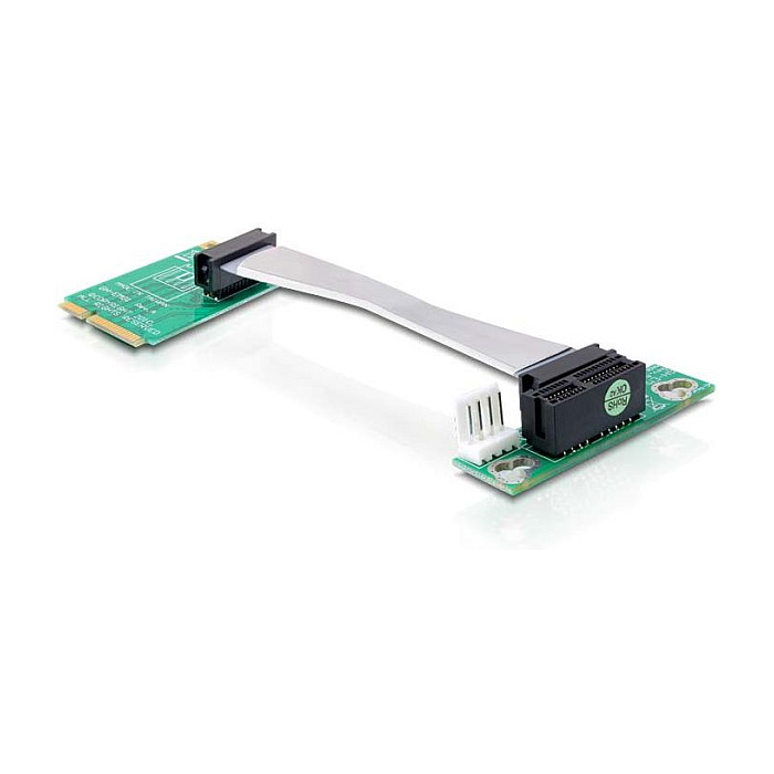 Riser Karte Mini PCI Express > PCI Express x1 links gerichtet